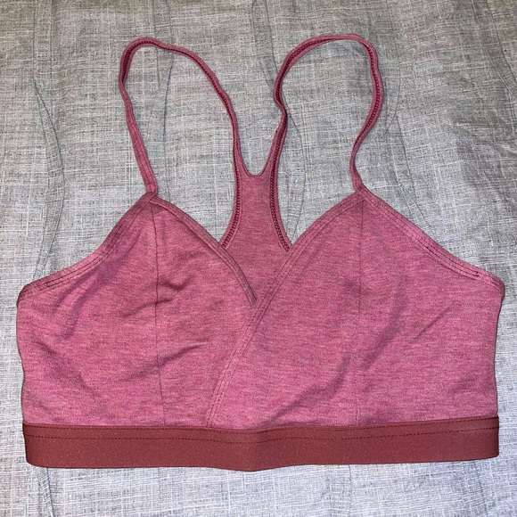 New Deep Pink Racerback Bralette - Picture 2 of 4